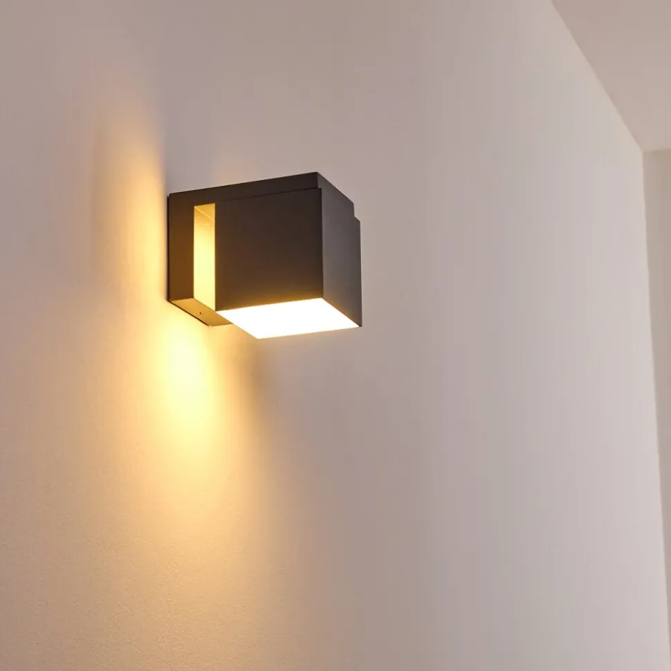 Applique Murale D'Exterieur Swanek Led Anthracite, 1 Lumiere