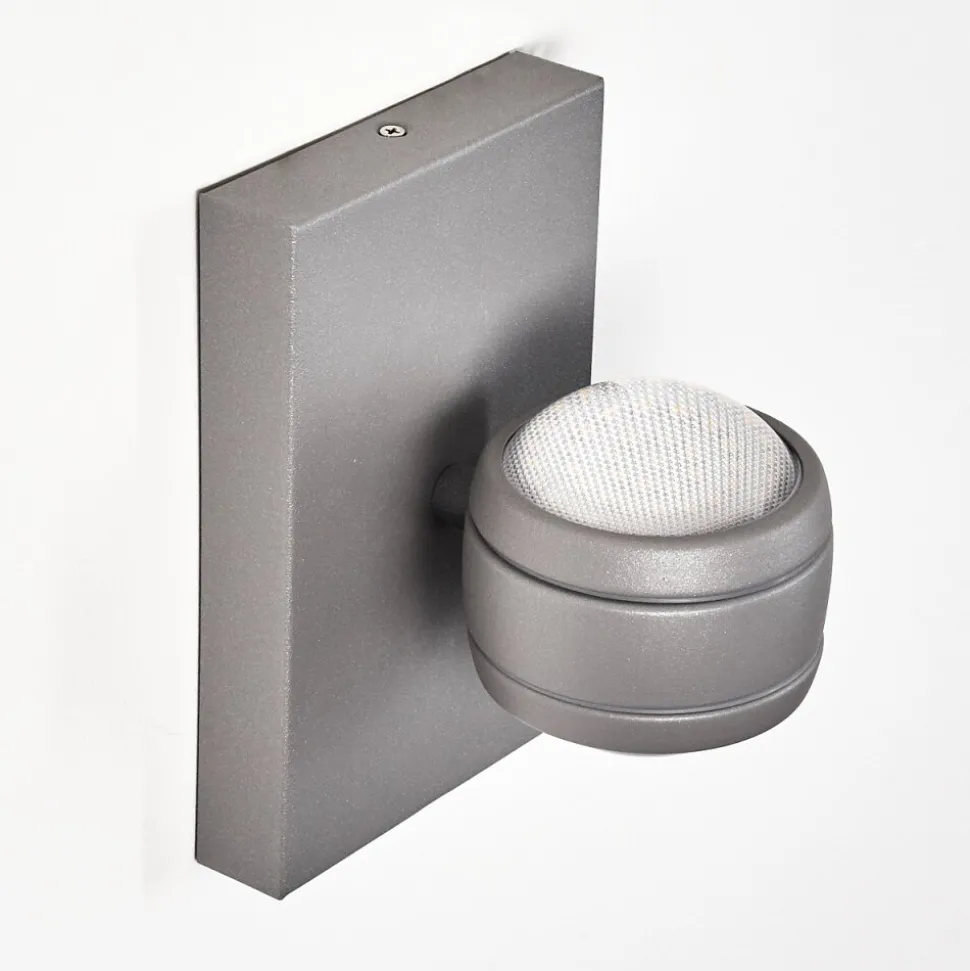 Applique Murale D'Exterieur Arsego Led Gris, 2 Lumieres