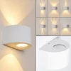 Applique Murale D'Exterieur Windhoek Led Blanc, 2 Lumieres