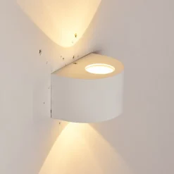 Applique Murale D'Exterieur Windhoek Led Blanc, 2 Lumieres