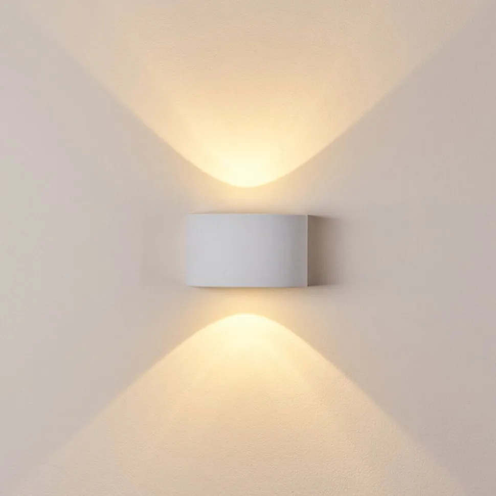 Applique Murale D'Exterieur Windhoek Led Blanc, 2 Lumieres