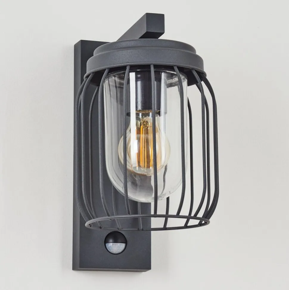 Applique Murale D'Exterieur Foothills Anthracite, 1 Lumiere, Detecteur De Mouvement