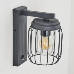 Applique Murale D'Exterieur Foothills Anthracite, 1 Lumiere, Detecteur De Mouvement