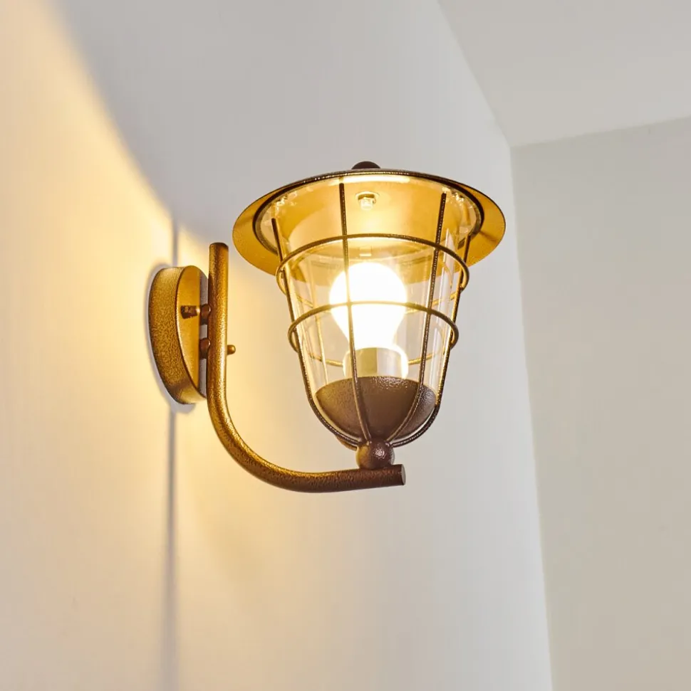 Applique Murale D'Exterieur Sonvil Brun, 1 Lumiere