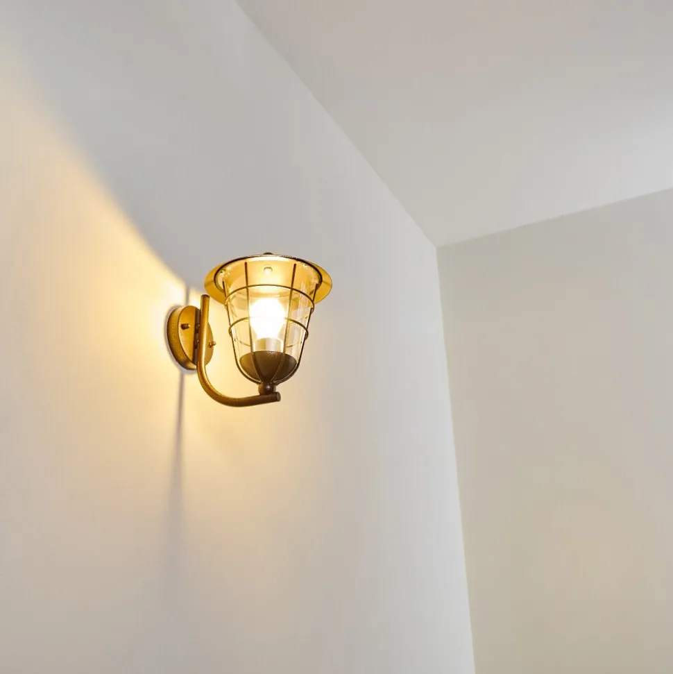 Applique Murale D'Exterieur Sonvil Brun, 1 Lumiere