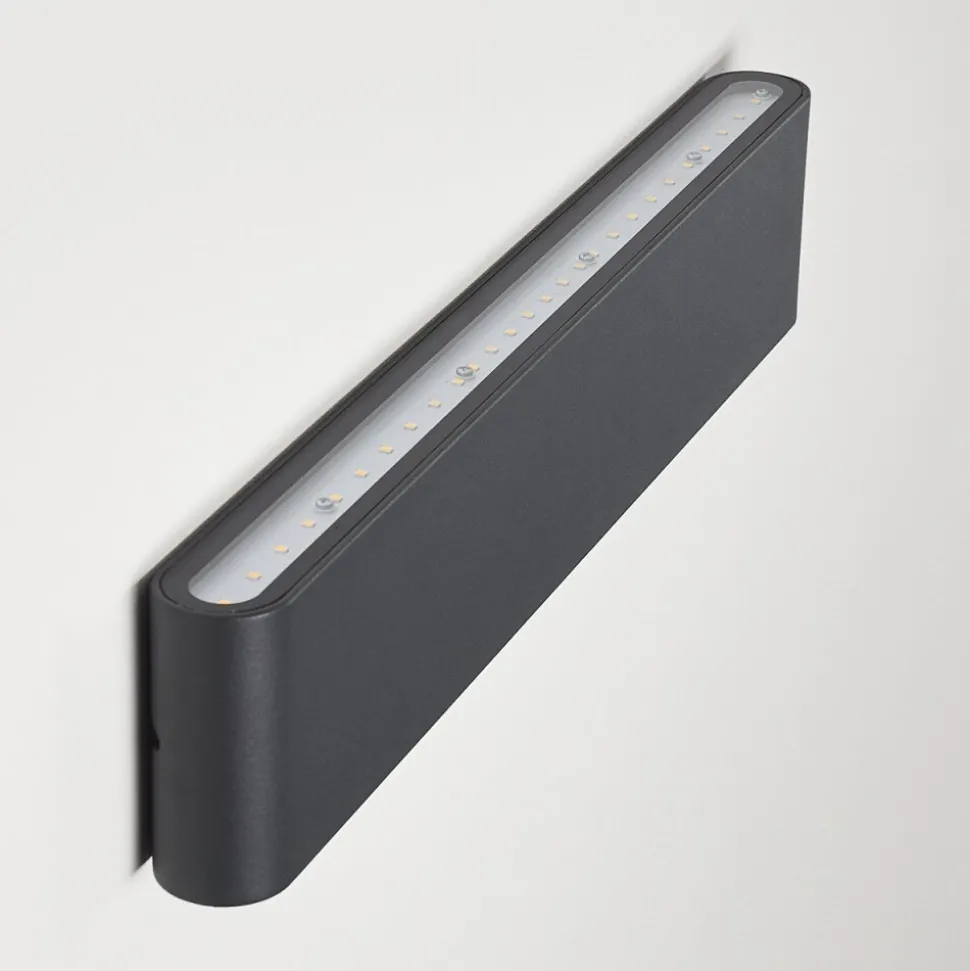 Applique Murale D'Exterieur Tinglev Anthracite, 2 Lumieres