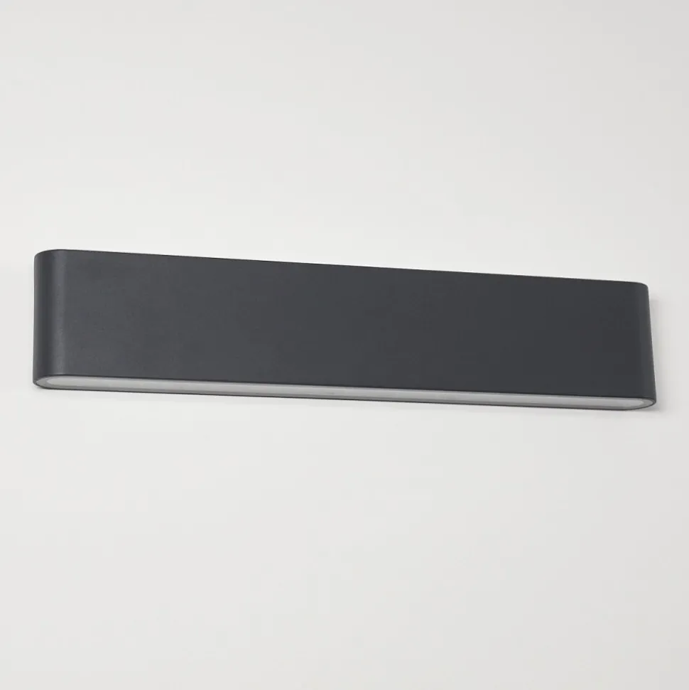 Applique Murale D'Exterieur Tinglev Anthracite, 2 Lumieres