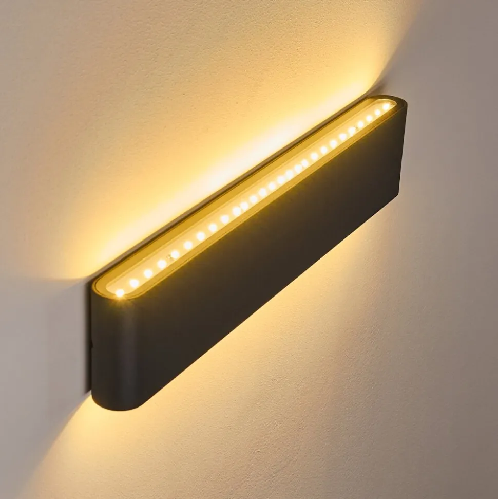 Applique Murale D'Exterieur Tinglev Anthracite, 2 Lumieres