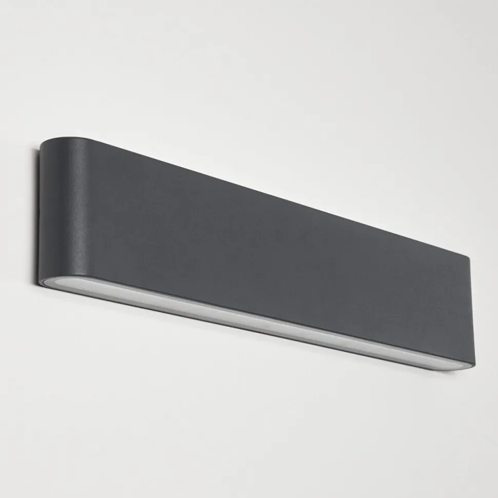 Applique Murale D'Exterieur Tinglev Anthracite, 2 Lumieres