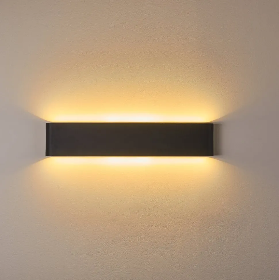 Applique Murale D'Exterieur Tinglev Anthracite, 2 Lumieres
