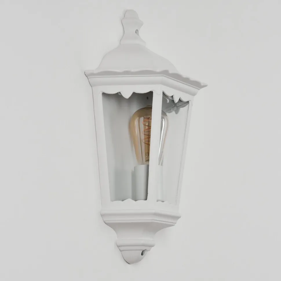 Applique Murale D'Exterieurhongkong Blanc, 1 Lumiere