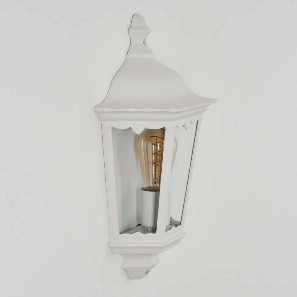 Applique Murale D'Exterieurhongkong Blanc, 1 Lumiere