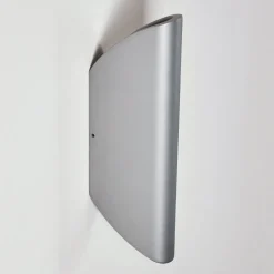 Applique Murale D'Exterieur Gatunga Led Argente, 2 Lumieres