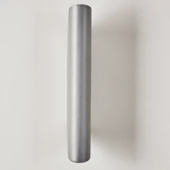 Applique Murale D'Exterieur Gatunga Led Argente, 2 Lumieres