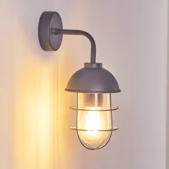 Applique Murale D'Exterieur Toftlund Gris, 1 Lumiere