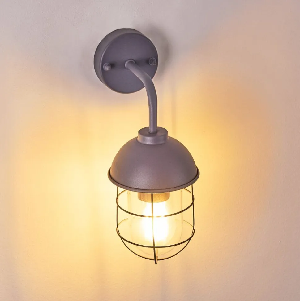 Applique Murale D'Exterieur Toftlund Gris, 1 Lumiere