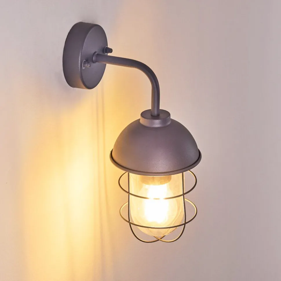Applique Murale D'Exterieur Toftlund Gris, 1 Lumiere