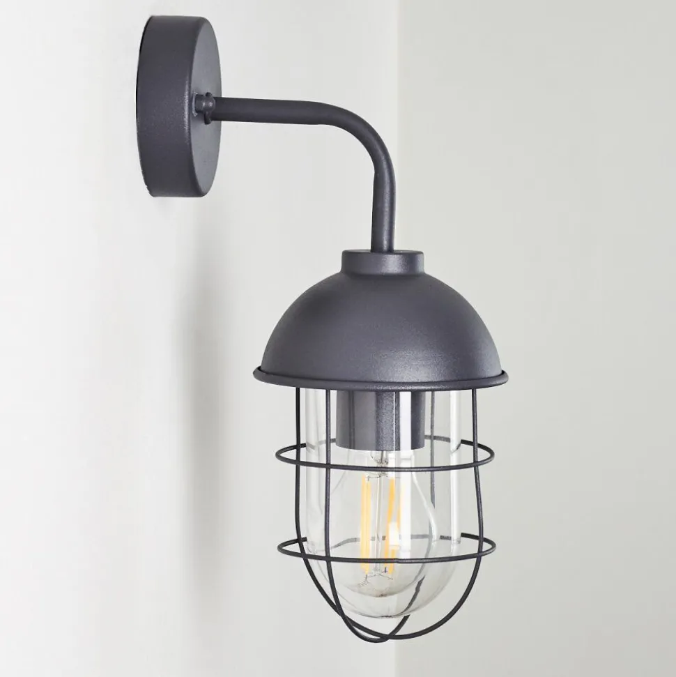 Applique Murale D'Exterieur Toftlund Gris, 1 Lumiere