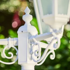 Applique Murale D'Exterieur Led Lutec Focus Blanc, 3 Lumieres