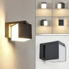 Applique Murale D'Exterieur Swanek Led Anthracite, 1 Lumiere