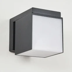 Applique Murale D'Exterieur Swanek Led Anthracite, 1 Lumiere