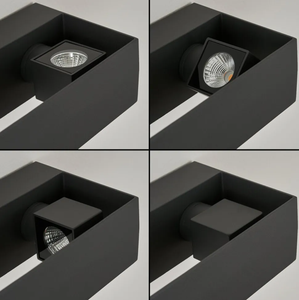 Applique Murale D'Exterieurfletcher Led Anthracite, 2 Lumieres