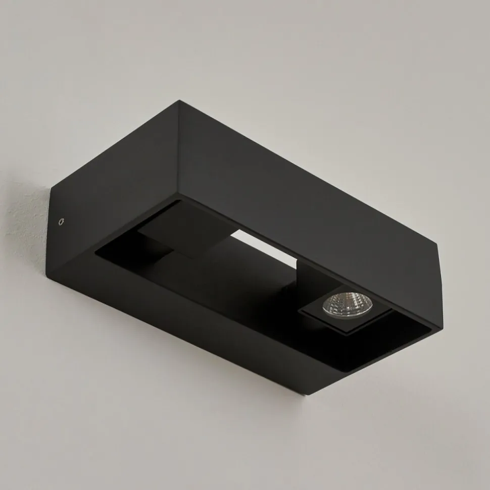 Applique Murale D'Exterieurfletcher Led Anthracite, 2 Lumieres