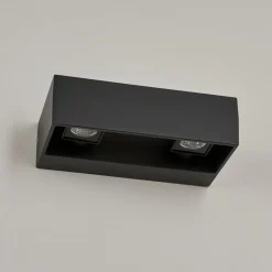 Applique Murale D'Exterieurfletcher Led Anthracite, 2 Lumieres
