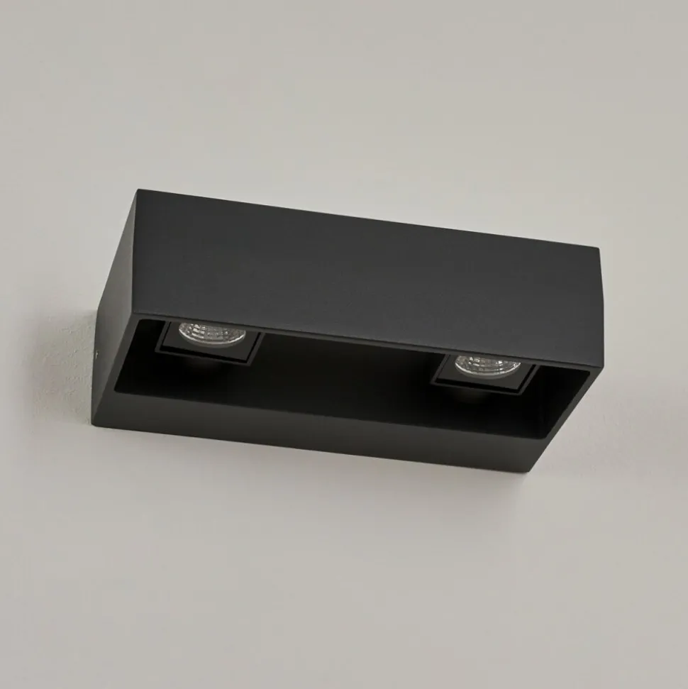 Applique Murale D'Exterieurfletcher Led Anthracite, 2 Lumieres