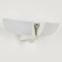 Applique Murale D'Exterieurcarnetin Led Blanc, 2 Lumieres, Detecteur De Mouvement
