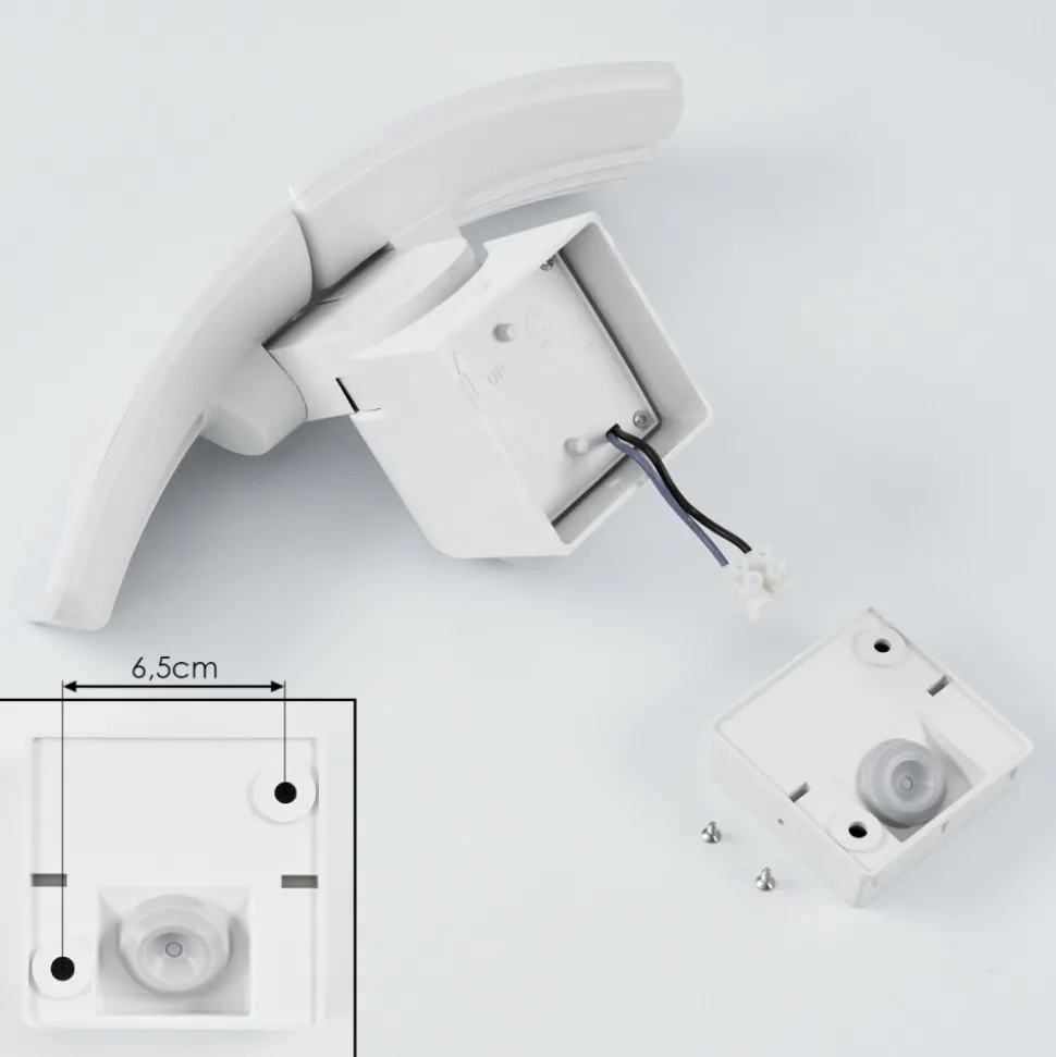 Applique Murale D'Exterieurcarnetin Led Blanc, 2 Lumieres, Detecteur De Mouvement