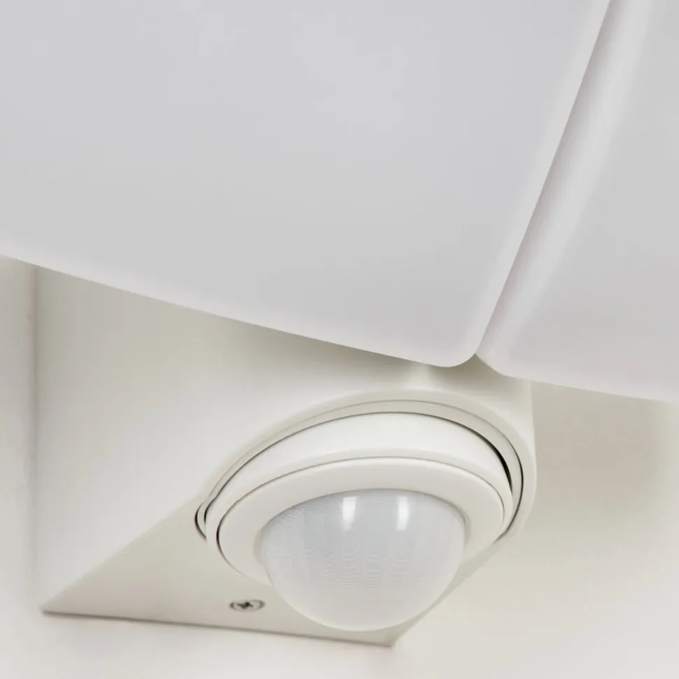 Applique Murale D'Exterieurcarnetin Led Blanc, 2 Lumieres, Detecteur De Mouvement