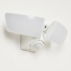 Applique Murale D'Exterieurcarnetin Led Blanc, 2 Lumieres, Detecteur De Mouvement