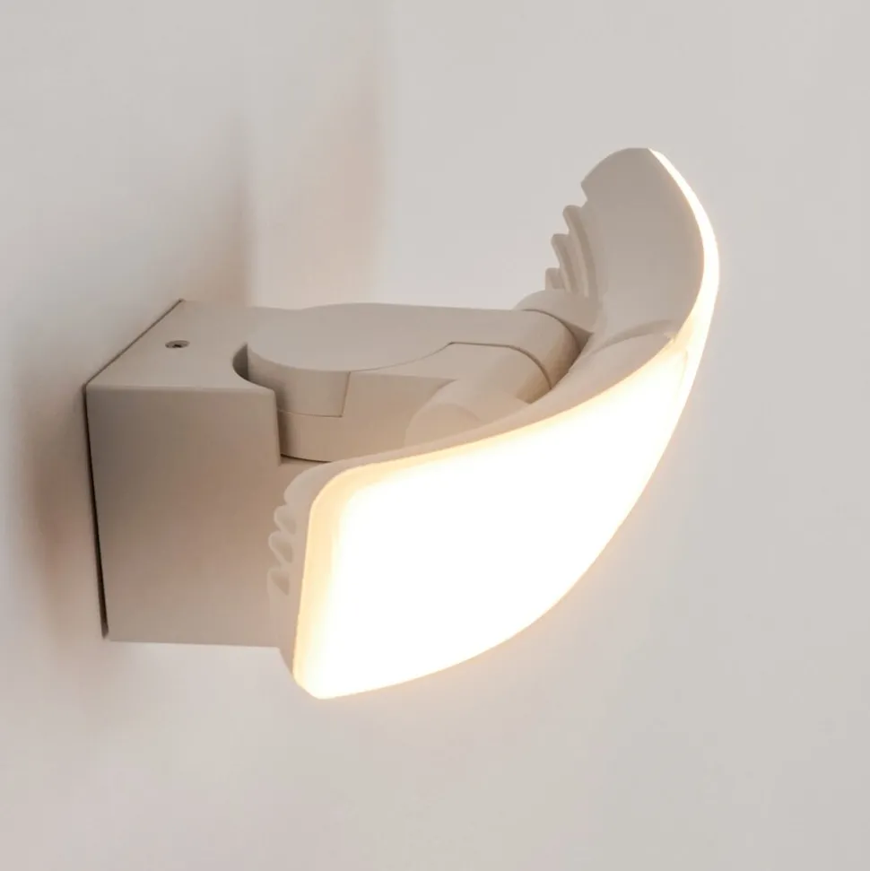 Applique Murale D'Exterieurcarnetin Led Blanc, 2 Lumieres, Detecteur De Mouvement