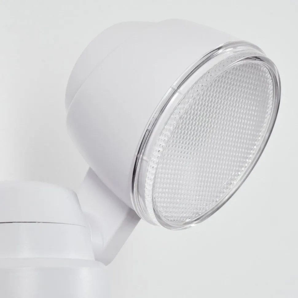 Applique Murale D'Exterieur Anyarhwi Led Blanc, 2 Lumieres, Detecteur De Mouvement