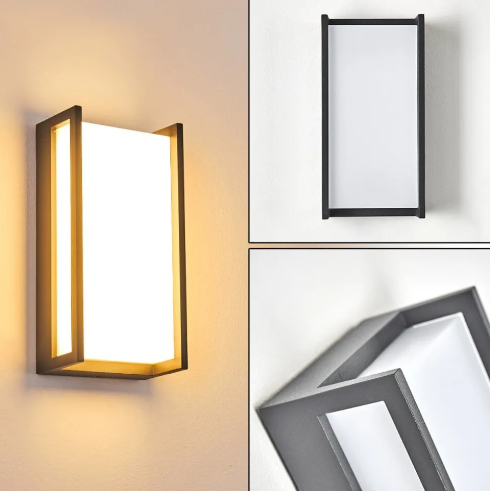 Applique Murale D'Exterieur Skove Led Anthracite, 1 Lumiere