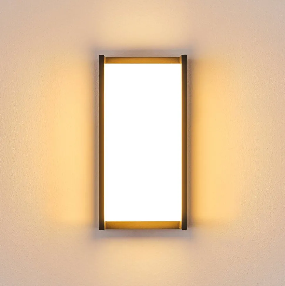 Applique Murale D'Exterieur Skove Led Anthracite, 1 Lumiere