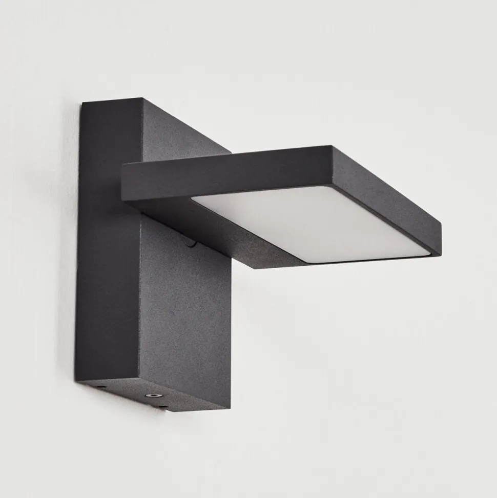 Applique Murale D'Exterieur Lyckan Led Noir, 1 Lumiere