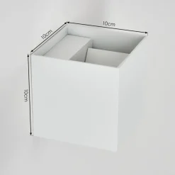 Applique Murale D'Exterieurtamarin Led Blanc, 2 Lumieres