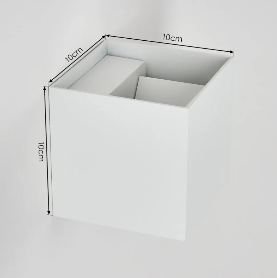 Applique Murale D'Exterieurtamarin Led Blanc, 2 Lumieres