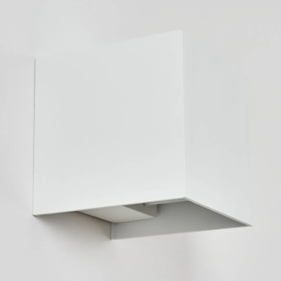 Applique Murale D'Exterieurtamarin Led Blanc, 2 Lumieres
