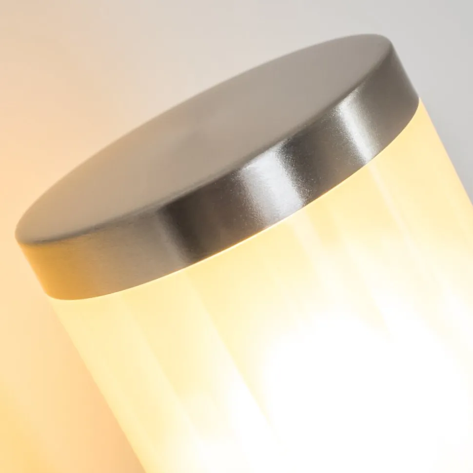 Applique Murale D'Exterieur Tolsona Acier Inoxydable, 2 Lumieres