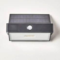 Applique Murale D'Exterieur Wiborg Led Anthracite, 1 Lumiere, Detecteur De Mouvement