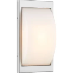 Applique Murale D'Exterieur Lcd Emden Acier Inoxydable, Detecteur De Mouvement