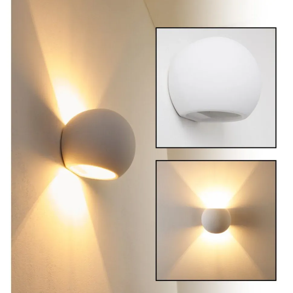 Applique Murale Flot Blanc, 1 Lumiere
