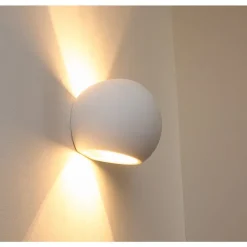 Applique Murale Flot Blanc, 1 Lumiere
