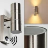 Applique Murale Froslev Led Chrome, 2 Lumieres, Detecteur De Mouvement