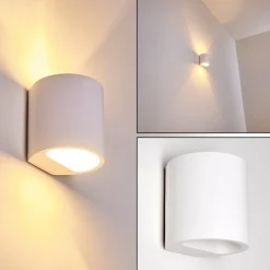 Applique Murale Galpones Blanc, 1 Lumiere