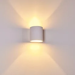 Applique Murale Galpones Blanc, 1 Lumiere
