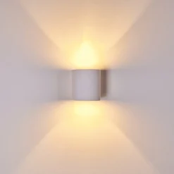 Applique Murale Galpones Blanc, 1 Lumiere